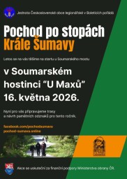 POCHOD PO STOPACH KRALE SUMAVY